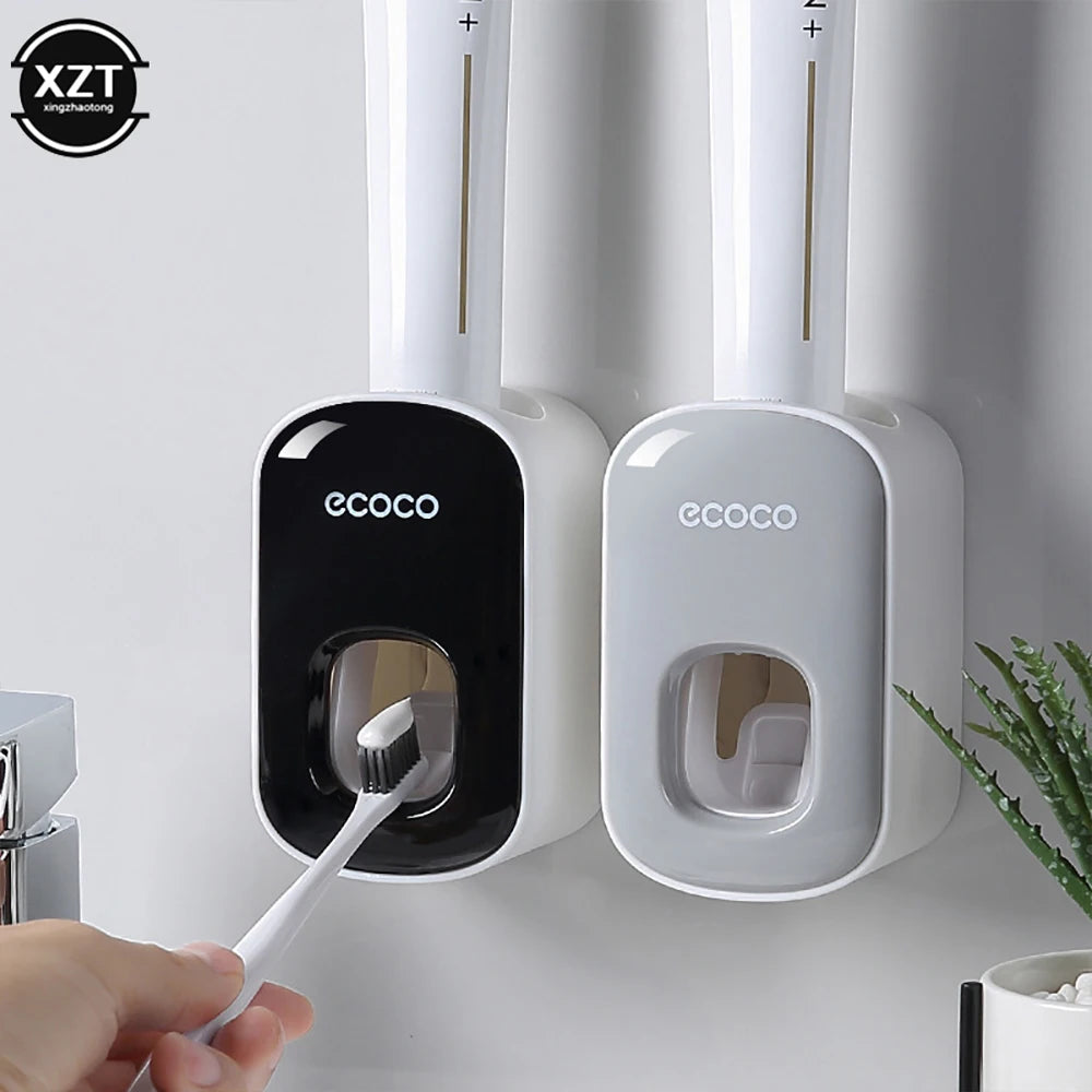 Automatic Toothpaste Dispenser Wall Mount Bathroom Waterproof