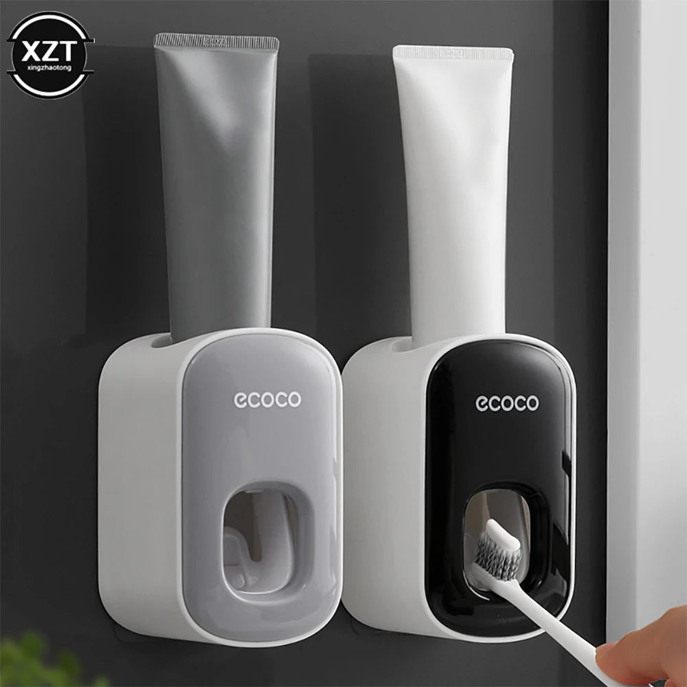 Automatic Toothpaste Dispenser Wall Mount Bathroom Waterproof