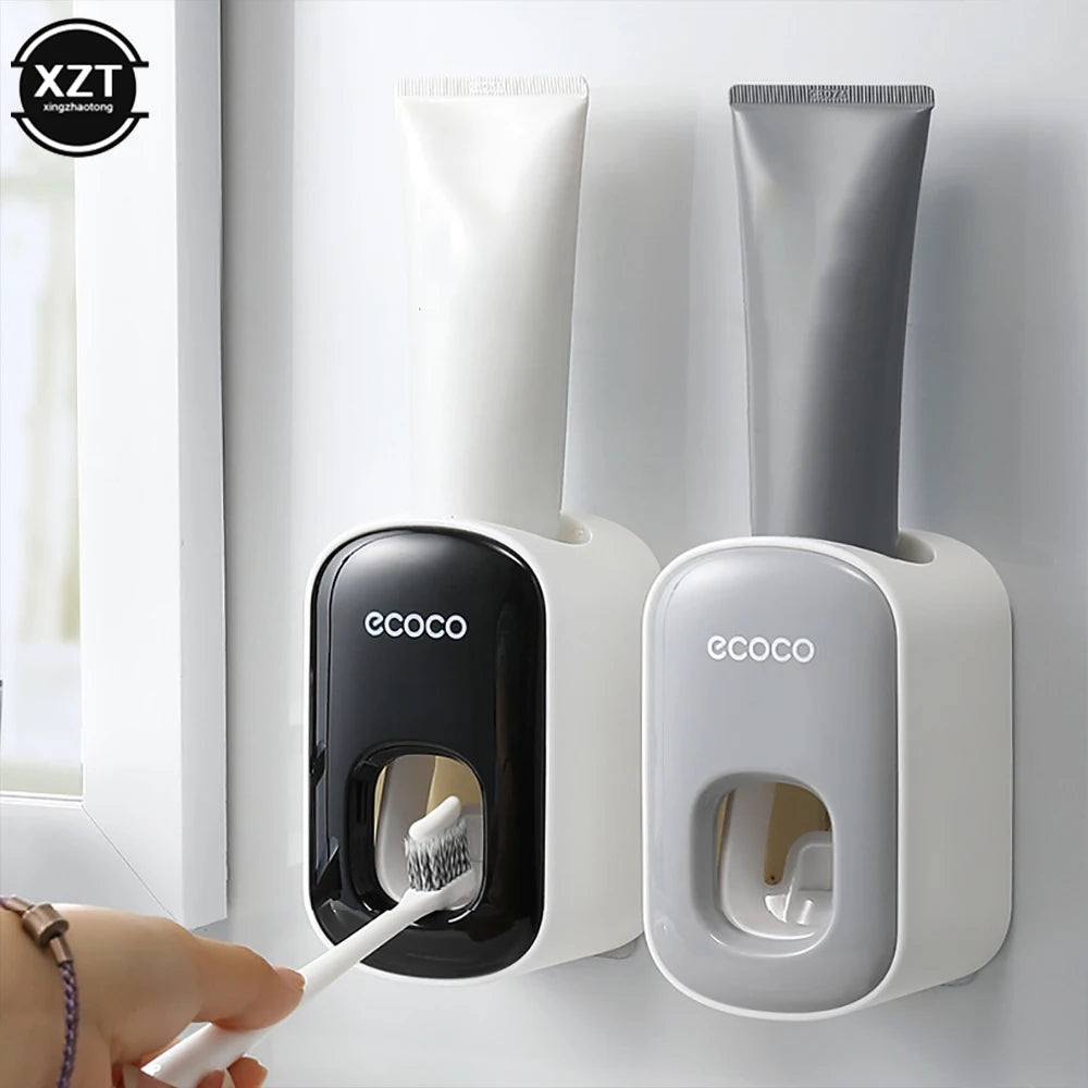 Automatic Toothpaste Dispenser Wall Mount Bathroom Waterproof