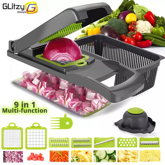 Vegetable Chopper Multifunctional Grater Cutter