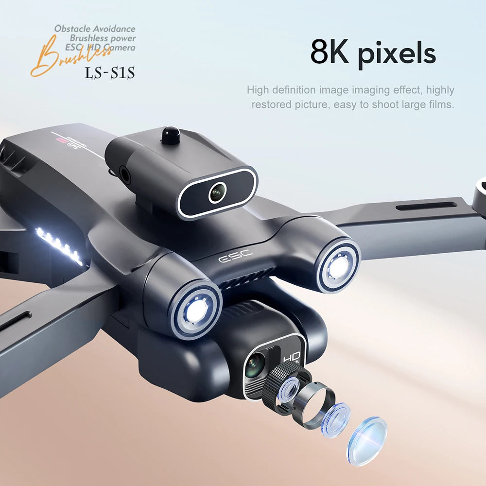 Xiaomi S1S Drone 8K Professional HD Camera Optical Flow Positioning Brushless Upgrade Foldable Quadcopter™