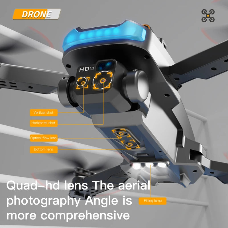 Drone Professional 8K Dual Camera GPS 5G Omnidirectional Obstacle Avoidance Optical Flow Positioning Brushless 10000M