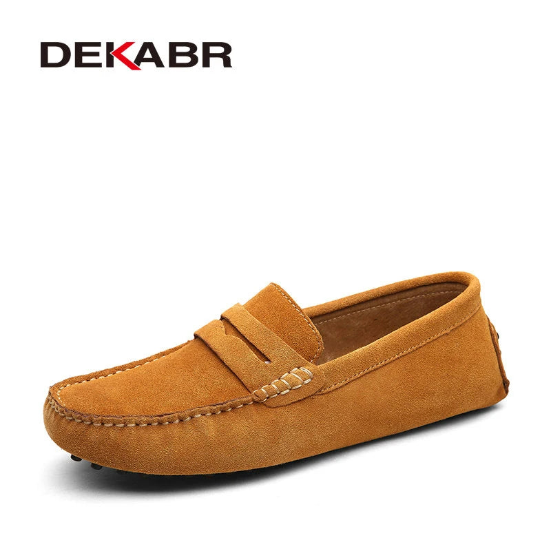 DEKABR Large Size 49 Men Loafers Soft Moccasins High Quality Spring Autumn