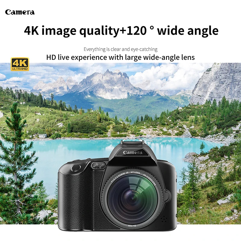 dual camera High definition 64 million pixels Wifi DSLR camera Beauty Digital Camera Night vision camera