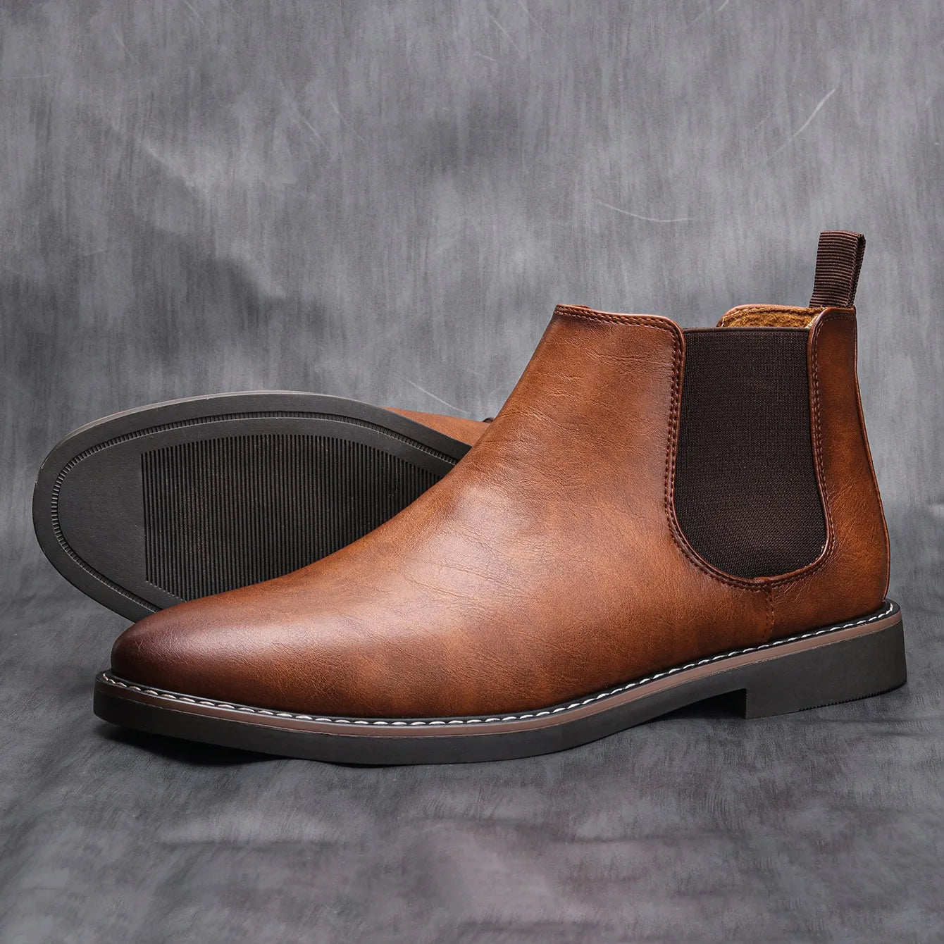 40~46 Men Chelsea Boots Brand Retro Comfortable