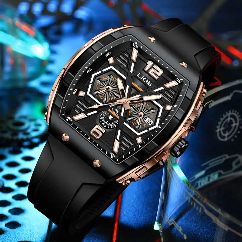 Relogio Masculino LIGE Men Watch Luxury Waterproof™