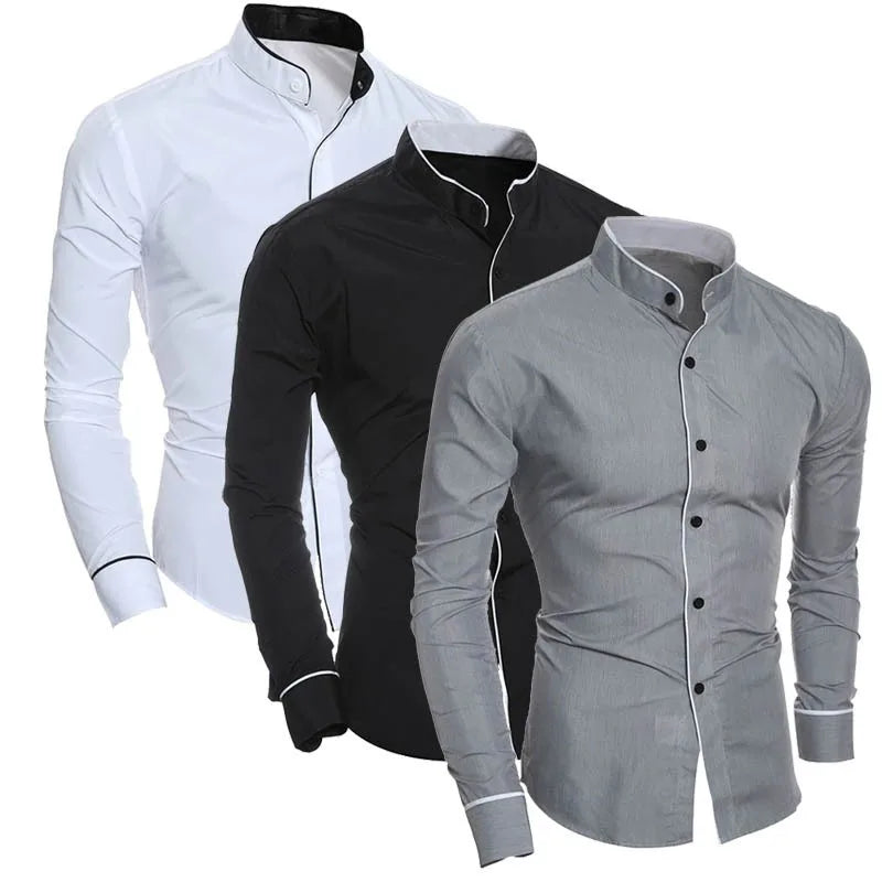 Men's Spring New Slim Fit Long Sleeve Shirt™