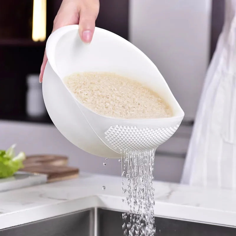 Rice Sieve Plastic Colander Kitchen