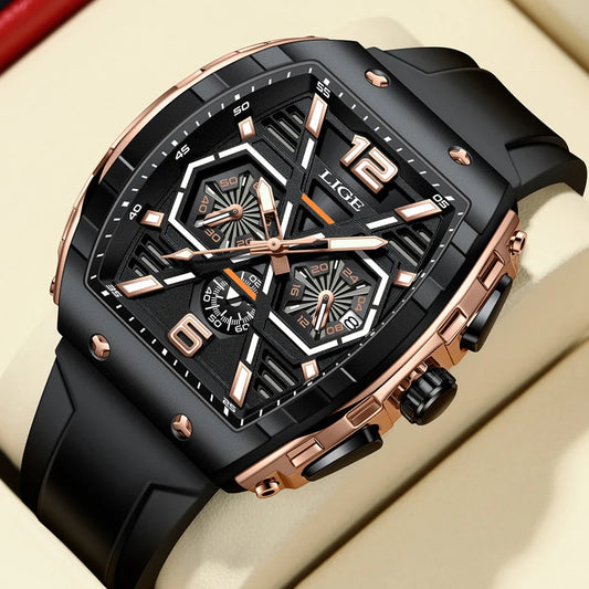 Relogio Masculino LIGE Men Watch Luxury Waterproof™