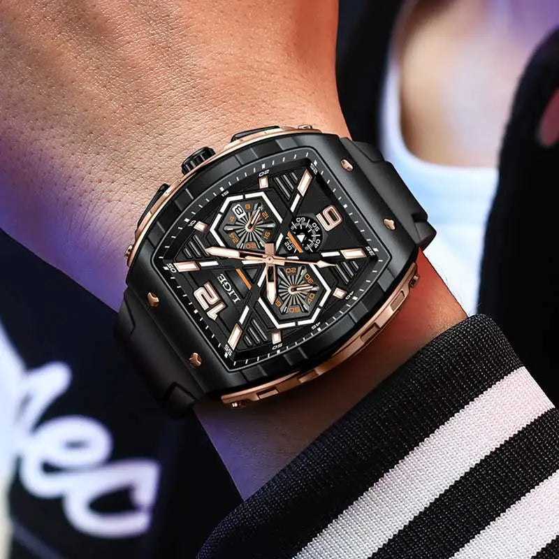 Relogio Masculino LIGE Men Watch Luxury Waterproof™