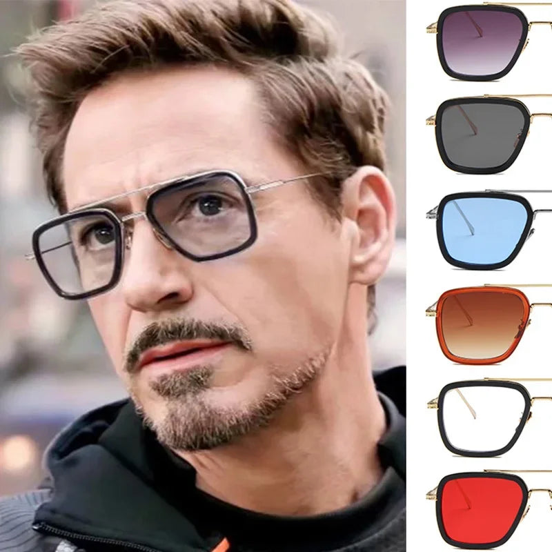 Steam Punk Tony Stark Sunglasses for Men