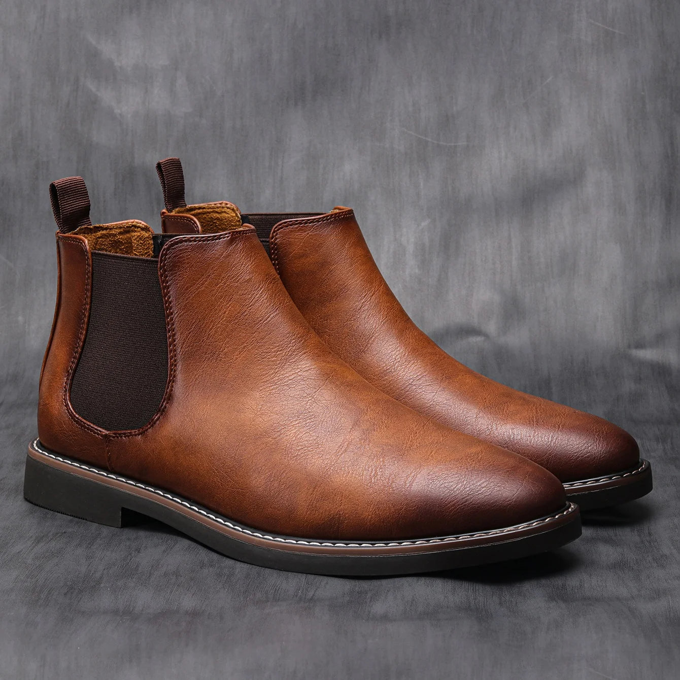 40~46 Men Chelsea Boots Brand Retro Comfortable