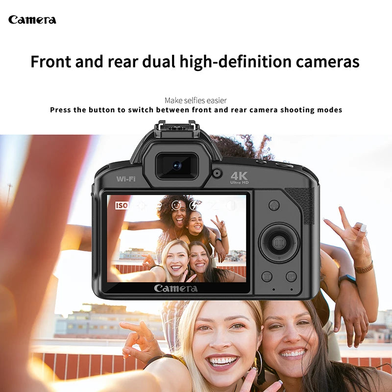 dual camera High definition 64 million pixels Wifi DSLR camera Beauty Digital Camera Night vision camera