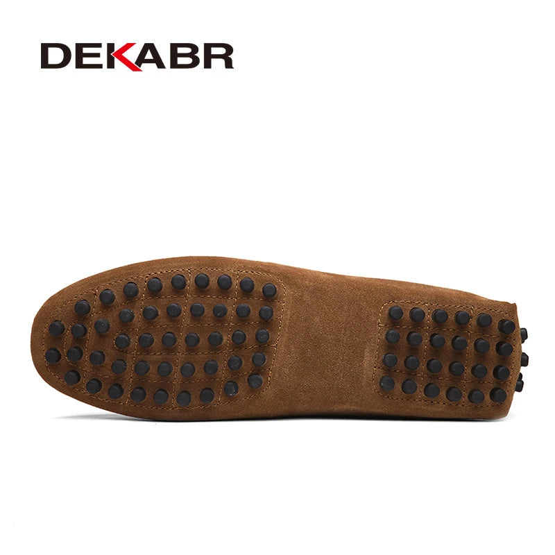 DEKABR Large Size 49 Men Loafers Soft Moccasins High Quality Spring Autumn