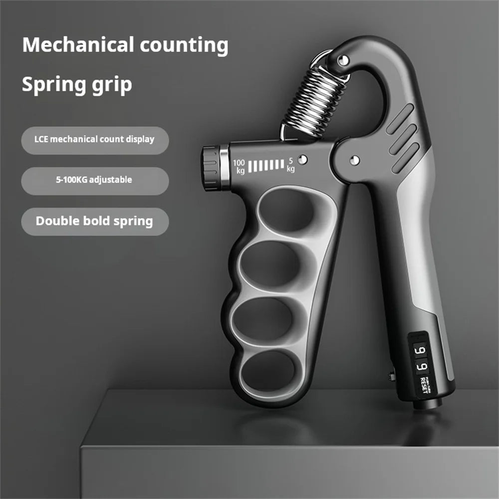 5-100Kg Hand Gripper Gym Wrist Expander Hand Strengthener Adjustable Dynamometer