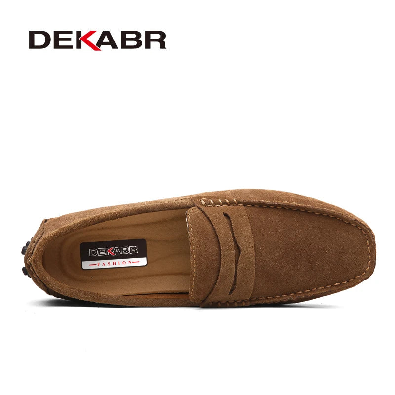 DEKABR Large Size 49 Men Loafers Soft Moccasins High Quality Spring Autumn