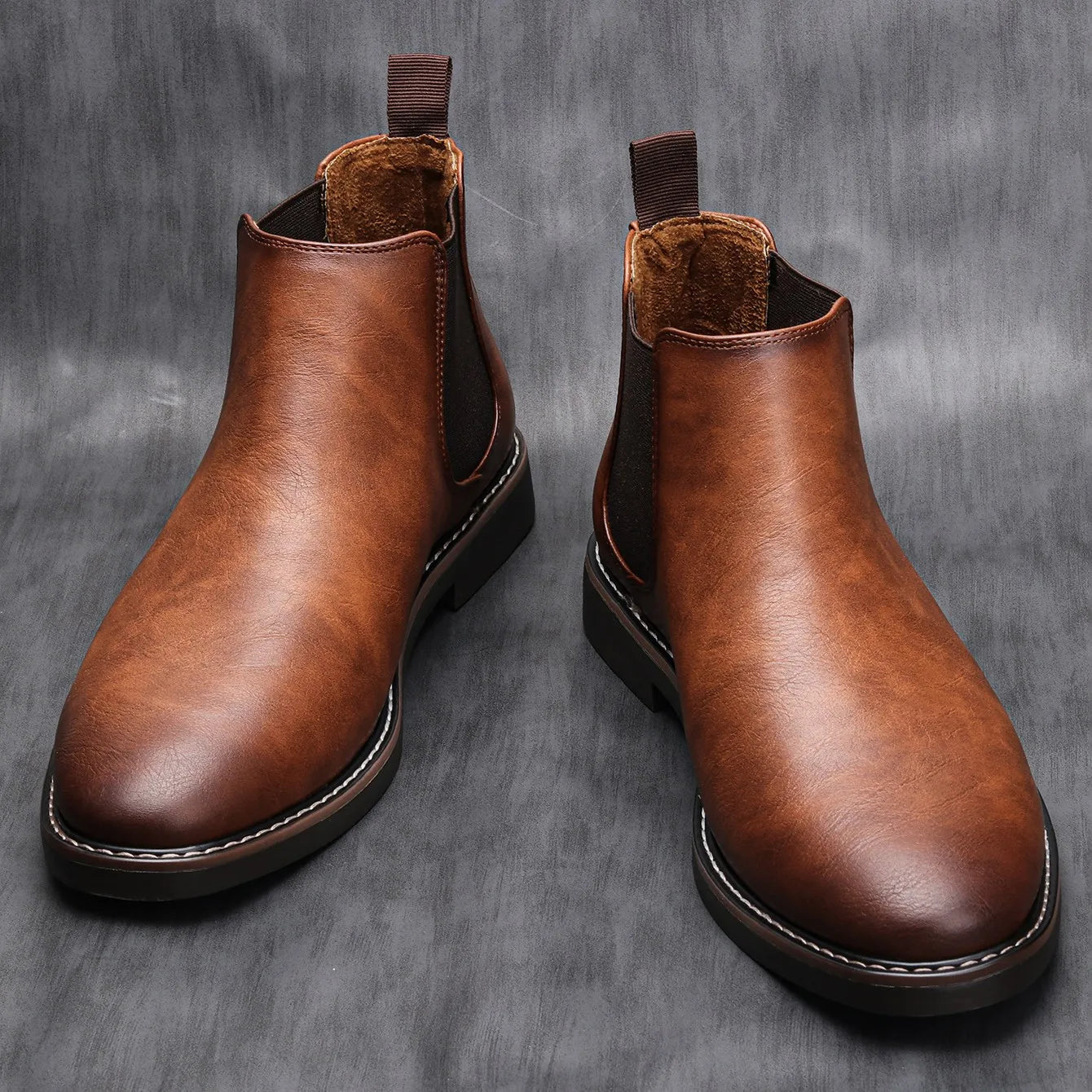 40~46 Men Chelsea Boots Brand Retro Comfortable