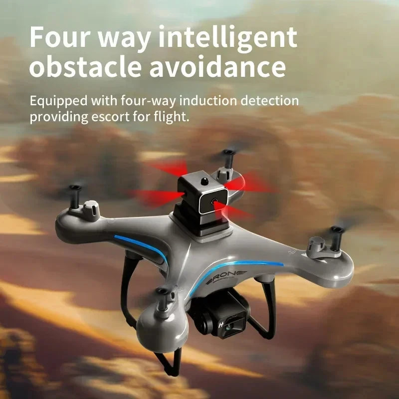 New 4K Dual Camera 4 Side Obstacle Avoidance Hover Drone Optical Flow Photography Aerial Vehicle RC Drones toy