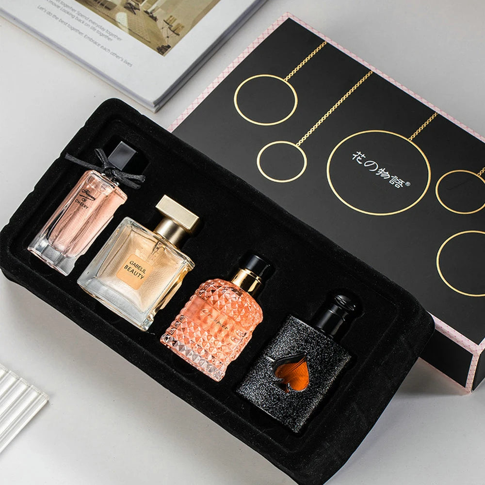 Gift Box Four Piece Set Women Perfume