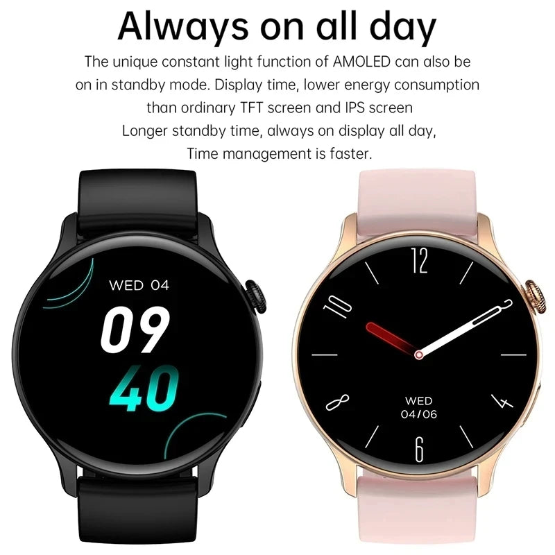 New Smart Watch Sports World Clock Calculator Bluetooth Call Smartwatch For iOS Android Smartphone