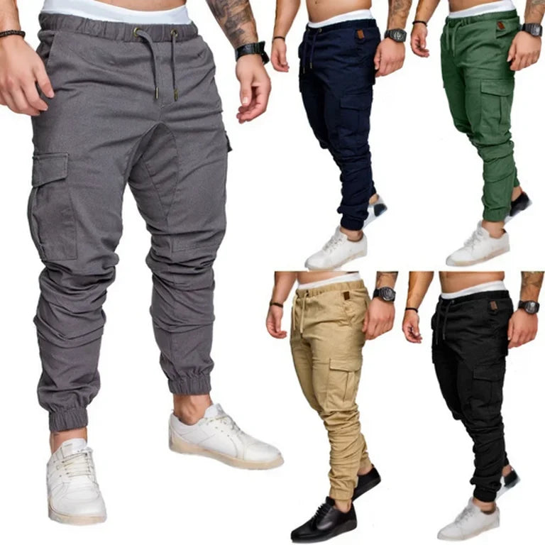 Men  Cargo Joggers Gym Pants