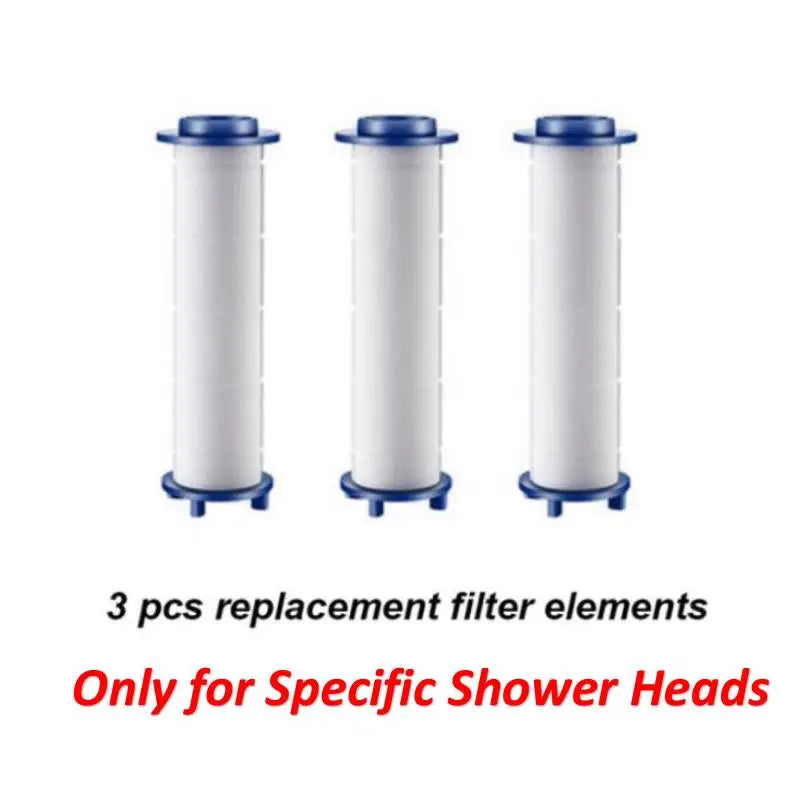 Massage Spa Pressurized Shower Head 3 Modes High Pressure Filter Rainfall Shower One-Key Stop Spray Nozzle Bathroom Accessories