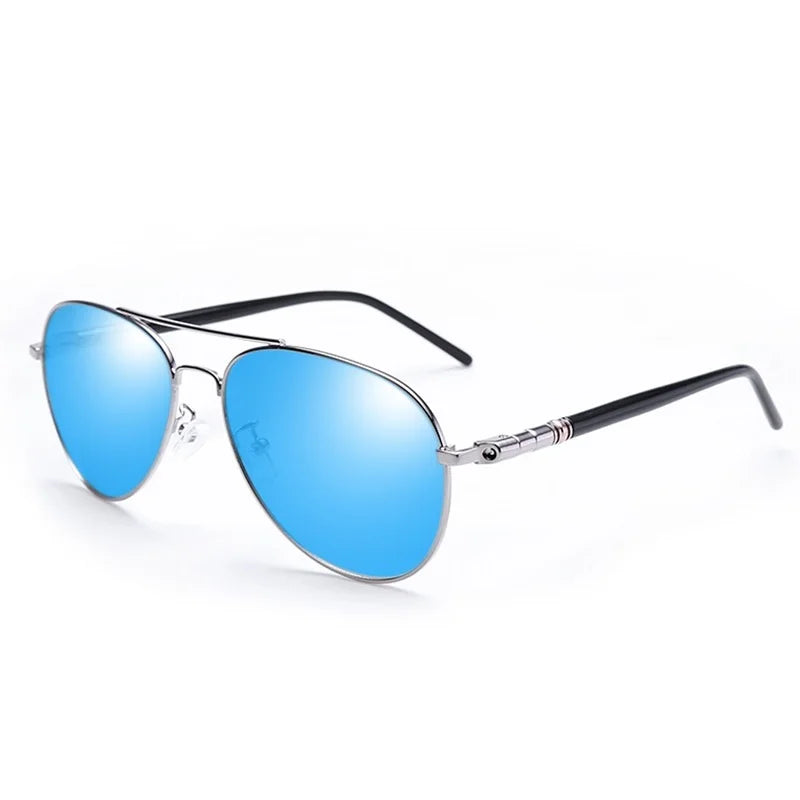 Men Polarized Sunglasses Colored Reflective