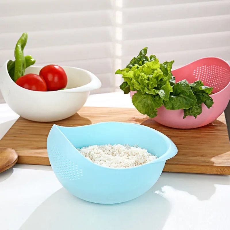 Rice Sieve Plastic Colander Kitchen