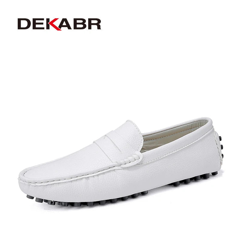 DEKABR Large Size 49 Men Loafers Soft Moccasins High Quality Spring Autumn