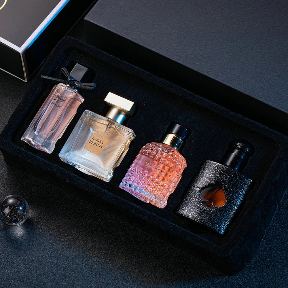 Gift Box Four Piece Set Women Perfume