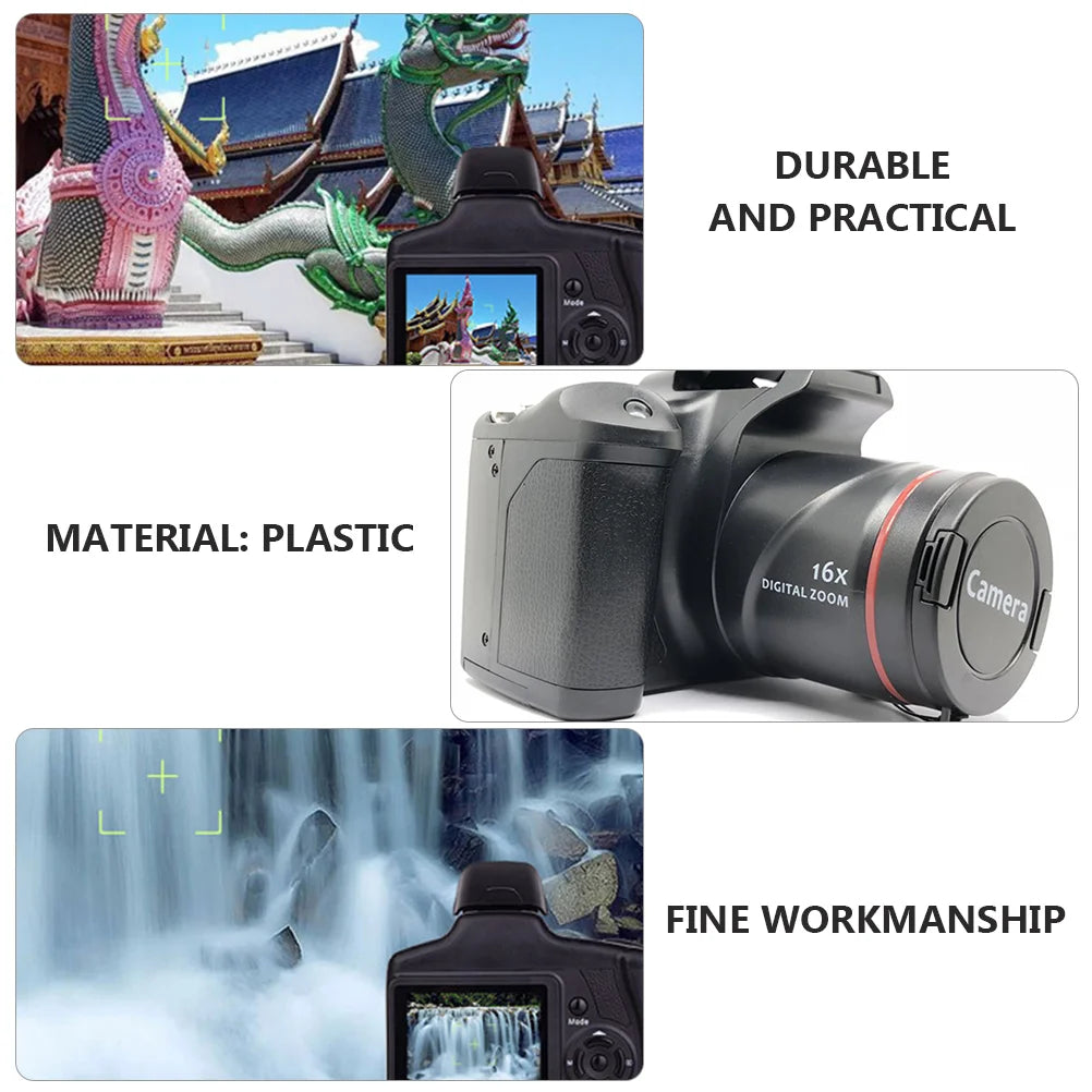 Digital Zoom Camera Video Camcorder 1080P